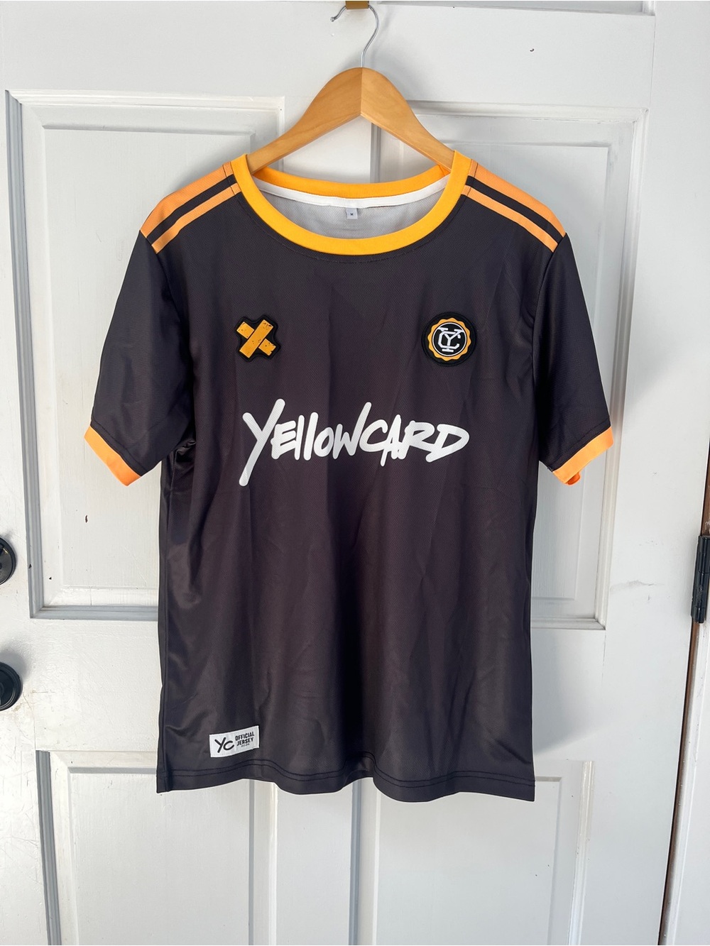 YELLOWCARD rare Better Days 26 - Black Soccer Jersey - medium